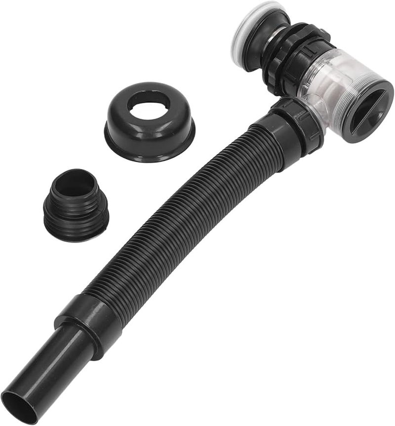 أنبوب تصريف حوض الغسيل المرن القابل للتوسيع من الفولاذ المقاوم للصدأ متكامل مع حوض الغسيل - Image 1