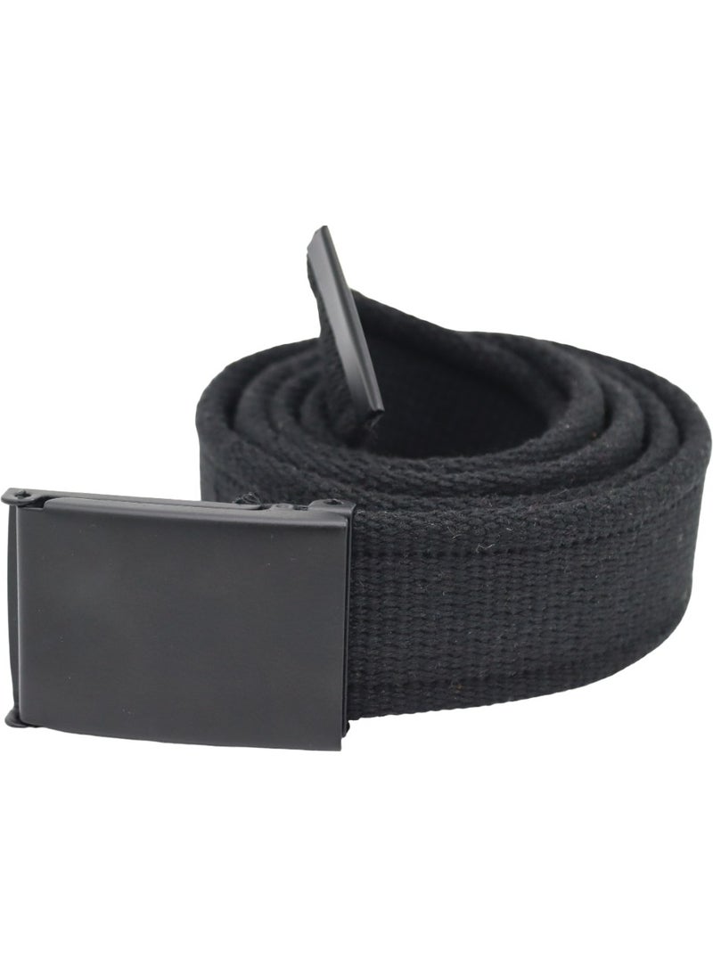 Anatolia Craft Black Canvas Sports Cloth Belt 