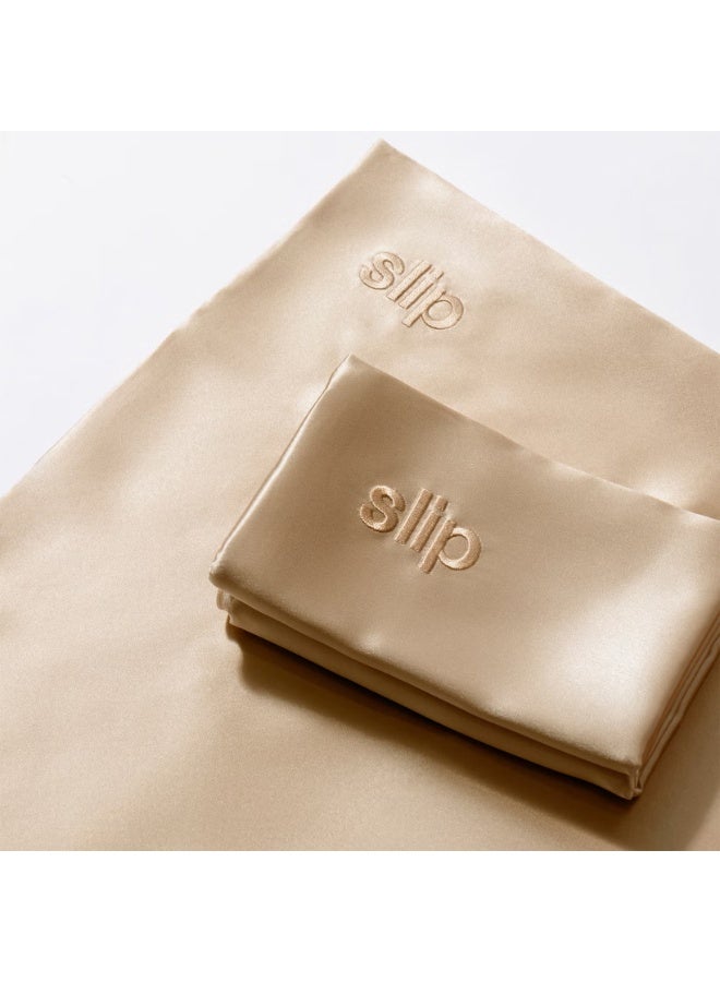 Slip Silk Pillowcase - Queen - Caramel - Image 4