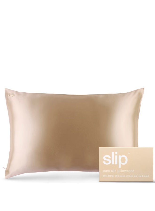 Slip Silk Pillowcase - Queen - Caramel - Image 1