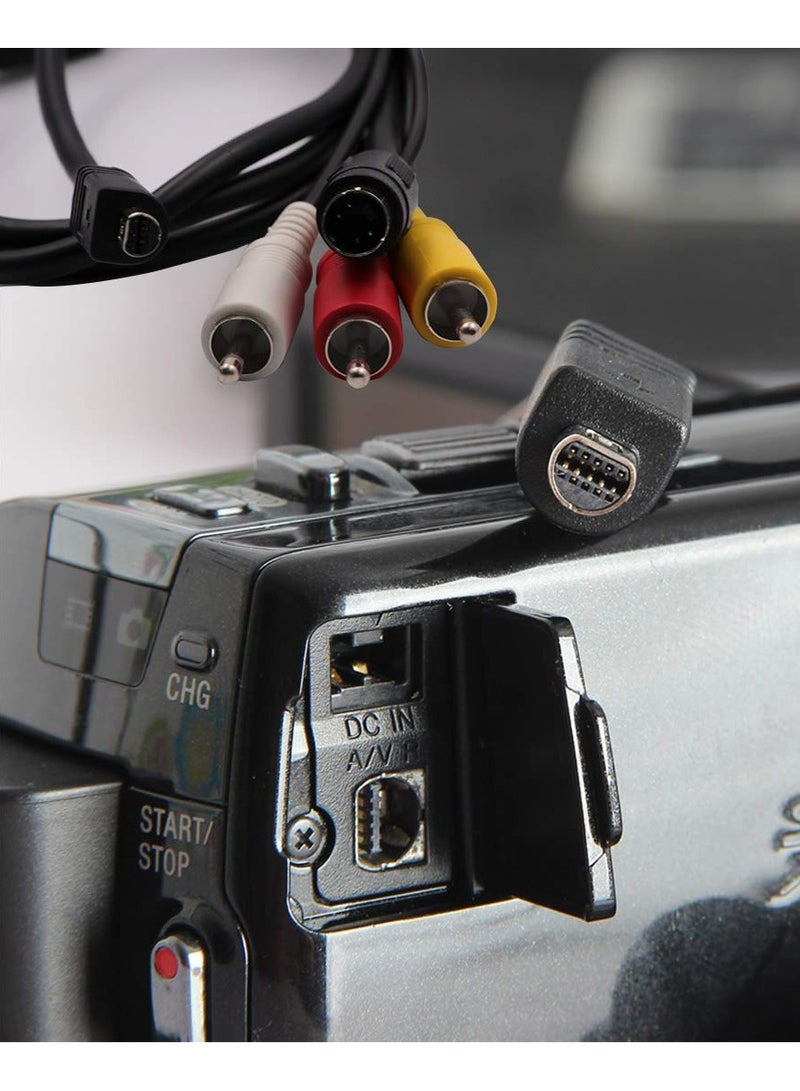 AZorb AV A/V Audio Video TV-Out Cable VMC-15FS Video Cable Cord for Sony Handycam Camcorder DCR-D/H/I/S HDR-C/H/S/T/U/X and More Models - Image 4
