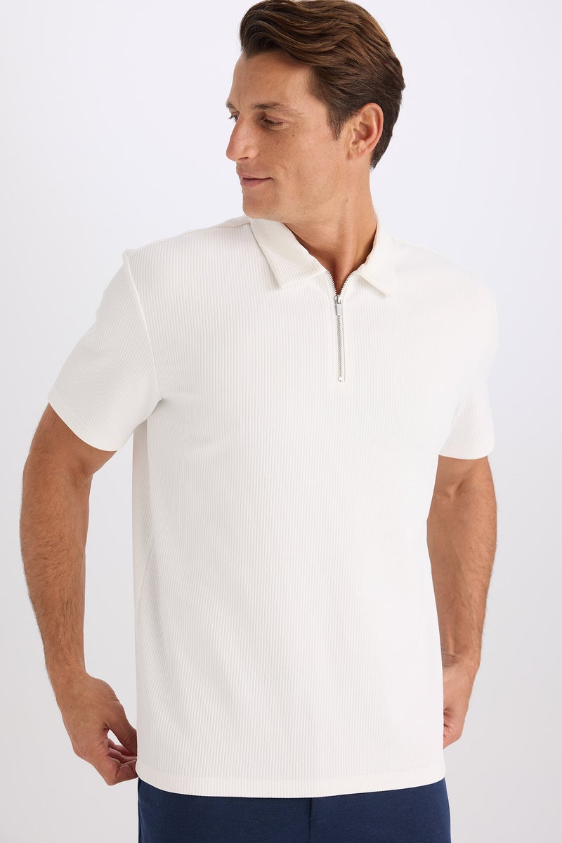 Man Regular Fit Pleat Polo T