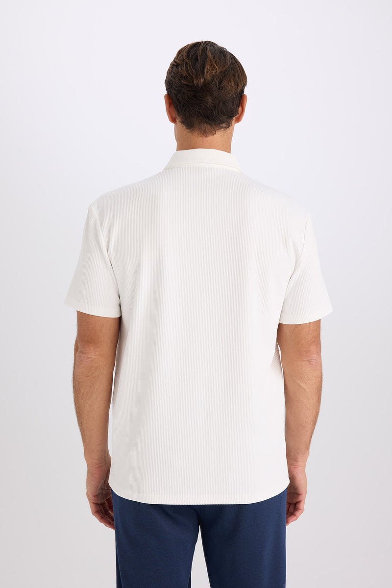 Man Regular Fit Pleat Polo T