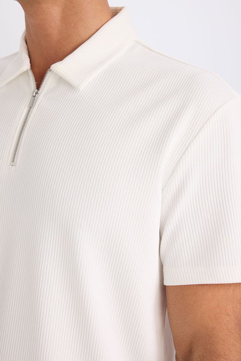 Man Regular Fit Pleat Polo T