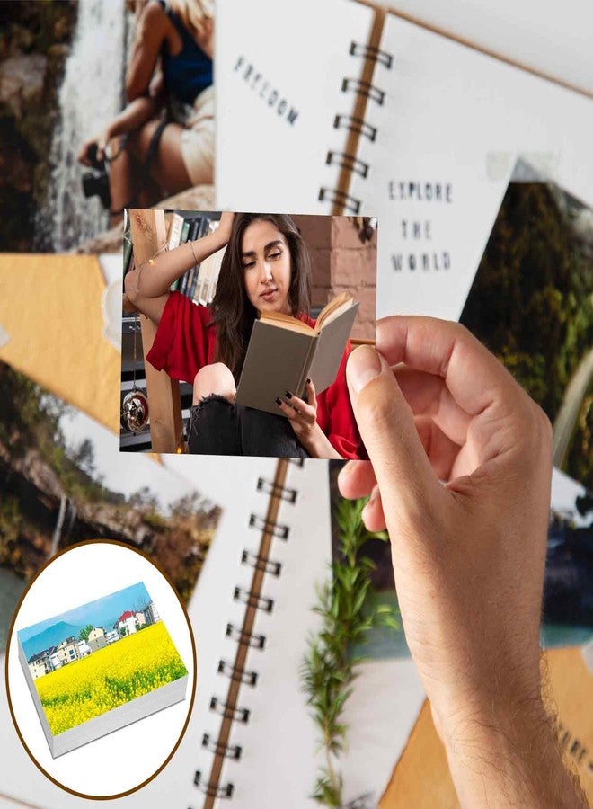 Styquenzer 100 Sheets Photo Paper, 3.5 x 5 Inch Glossy Photo Paper, 180 gsm Picture Paper Instant Dry Photo Paper Printer Brochure Paper Glossy for Flyers, Brochure and Calendars - Image 5