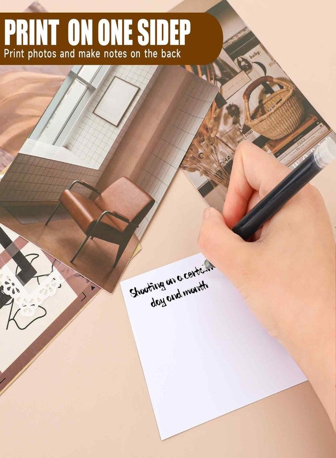 Styquenzer 100 Sheets Photo Paper, 3.5 x 5 Inch Glossy Photo Paper, 180 gsm Picture Paper Instant Dry Photo Paper Printer Brochure Paper Glossy for Flyers, Brochure and Calendars - Image 4