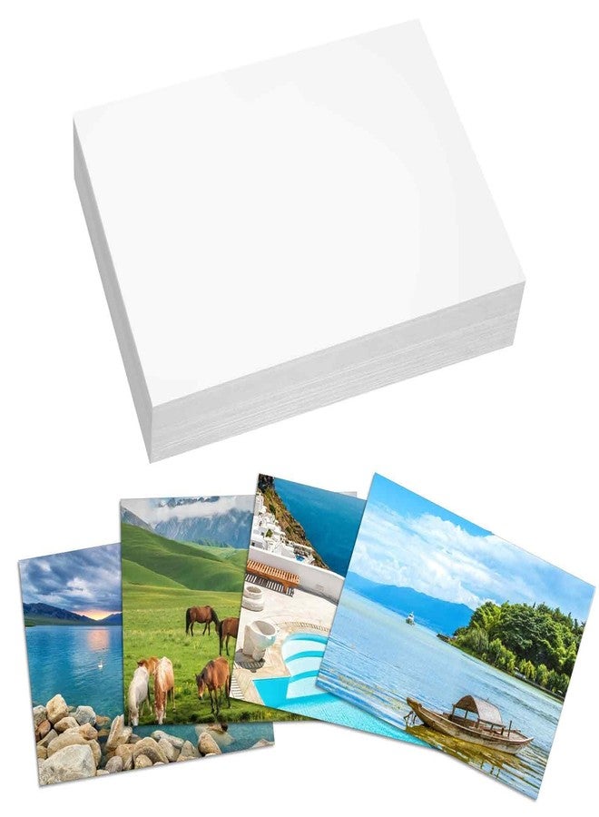 Styquenzer 100 Sheets Photo Paper, 3.5 x 5 Inch Glossy Photo Paper, 180 gsm Picture Paper Instant Dry Photo Paper Printer Brochure Paper Glossy for Flyers, Brochure and Calendars - Image 1