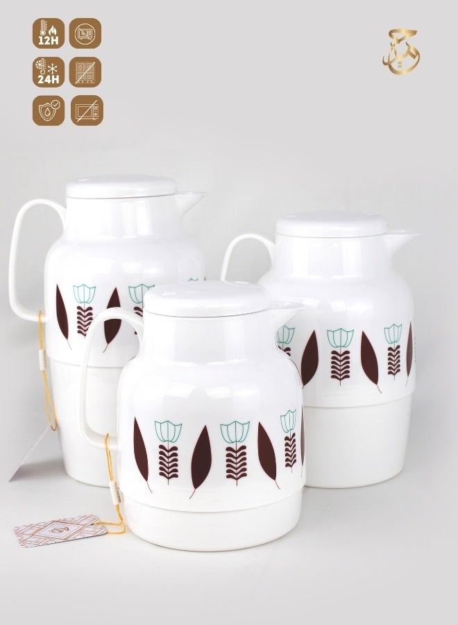 Red Home Vacuum Flask Set 2000ml,1500ml, 1000ml,EW  - Image 1