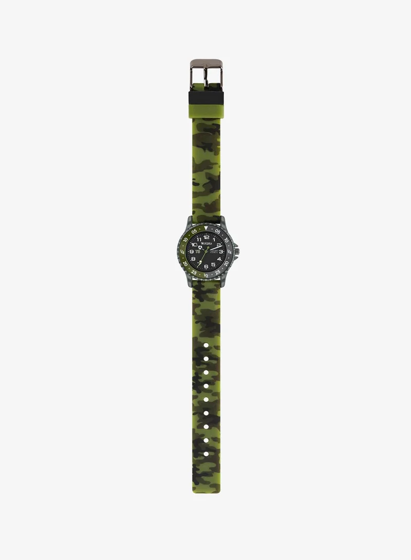Tikkers Tikkers Camo Silicone Time Teacher Strap Boys Watch - ATK1085