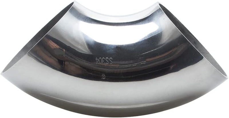 KOTVTM 4.5" Stainless Steel Exhaust Pipe Elbow 90° Mandrel Bend - Image 1