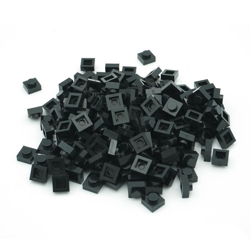 PIPART Pixel Bricks Mosaic Art Pieces Compatble with Major Brands 1x1 Plate 1000 Pieces 3024 Brick 26 Black - Image 3