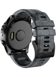 Markacase Garmin Fenix 6 -6 Pro (22MM) Camouflage Silicone Watch Band  - Image 2