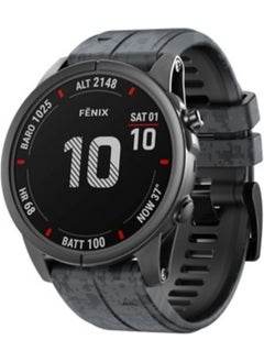 Markacase Garmin Fenix 6 -6 Pro (22MM) Camouflage Silicone Watch Band  - Image 1
