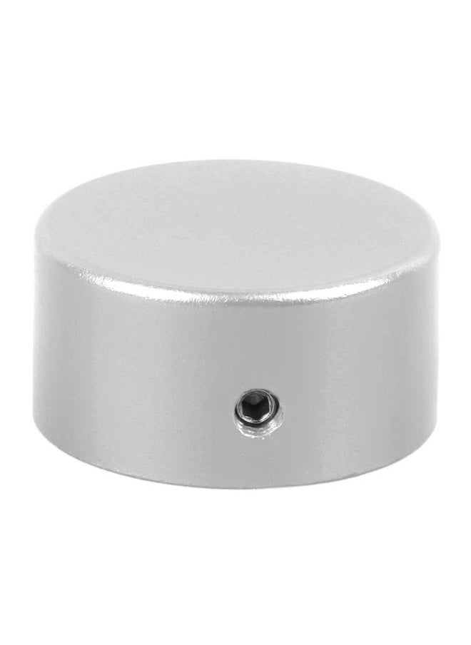 Thoraya Pedal Footswitch Topper Aluminum Electric Guitar Spike Protection Effect Pedal Foot Nail Cap Silver  - Image 2