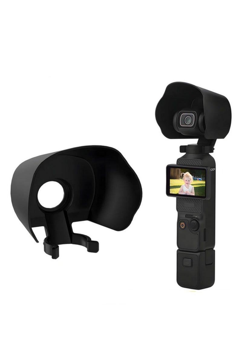 Lens Hood for DJI Osmo Pocket 3 Camera Accessories Lens Cover Sun Cap Sunshade Guard to Prevent Glare and Protect Lens with Durable Shield - Image 1