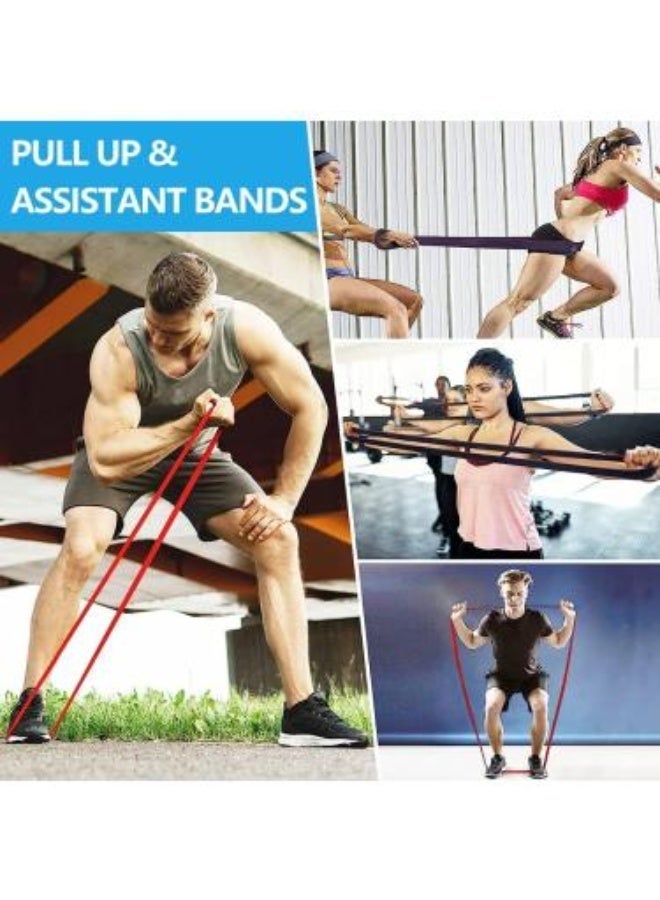 Lordex Pull up Bands, Pull Up Assistance Bands, Resistance Bands Set, Exercise Bands, Workout for Resistance Training, Physical Therapy, Home Workouts Bands - Purple. - Image 2