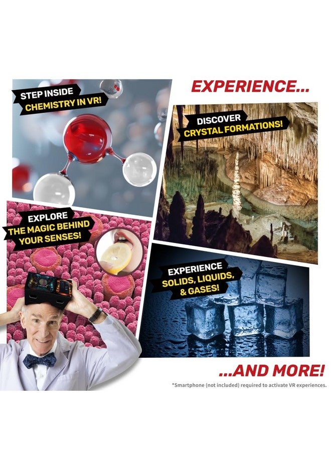 Abacus Brands Abacus Brands Bill Nye's Science Squad |Chem Lab VR - Virtual Reality Kids Science Kit, Book and Interactive Learning Activity Set | for Ages 8 and Up - Image 5