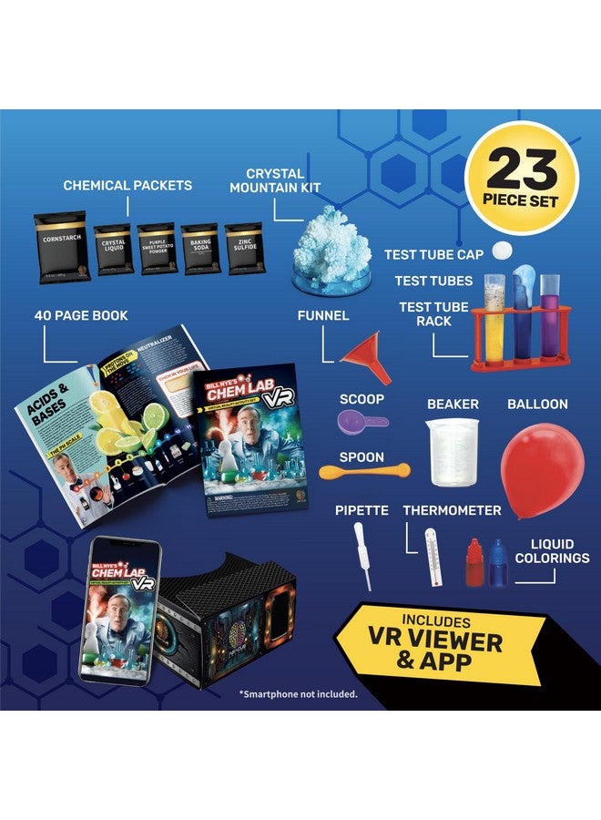 Abacus Brands Abacus Brands Bill Nye's Science Squad |Chem Lab VR - Virtual Reality Kids Science Kit, Book and Interactive Learning Activity Set | for Ages 8 and Up - Image 2