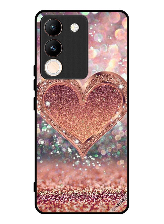 Covernex Protective Case Cover For vivo V29e Glitter Heart - Image 1