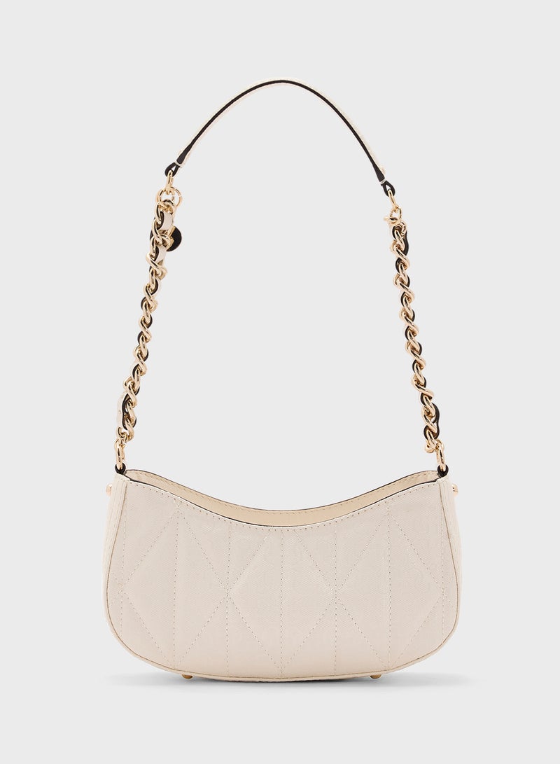 GUESS ALDINA TOP ZIP SHOULDER BAG  - Image 2