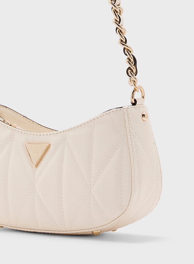 GUESS ALDINA TOP ZIP SHOULDER BAG  - Image 4