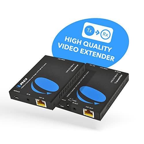 OREI HDMI Extender UltraHD Over Single Cat6/Cat7 Cable 4K @ 60Hz with HDR & IR Control - Up to 165 ft EDID Management - Image 2