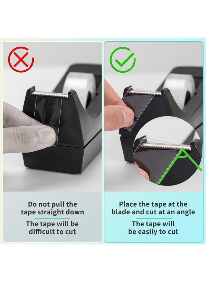 OWLKELA 6 Rolls Transparent Tape Refills, Clear Tape, All-Purpose Transparent Glossy Tape For Office, Home, School - Image 2