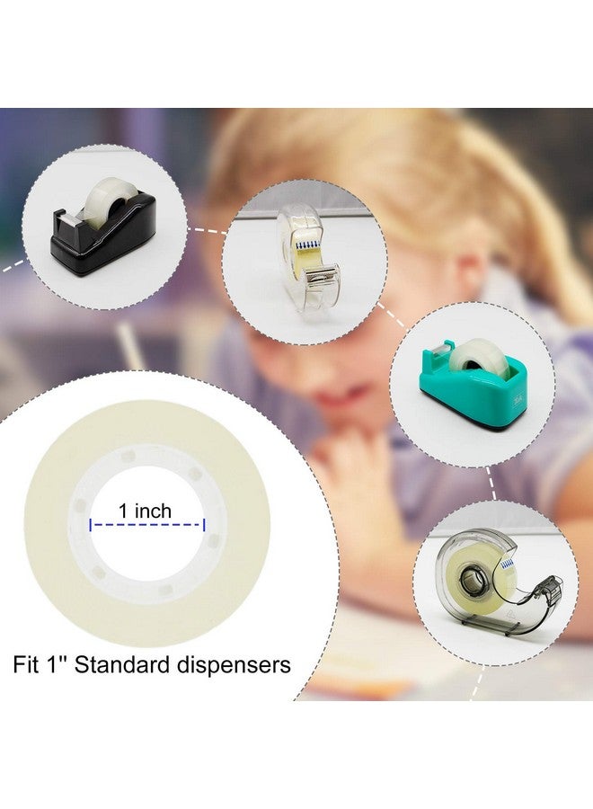 OWLKELA 6 Rolls Transparent Tape Refills, Clear Tape, All-Purpose Transparent Glossy Tape For Office, Home, School - Image 4