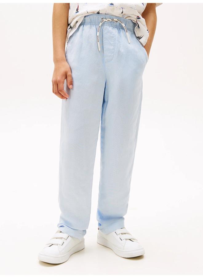 TOMMY HILFIGER LINEN VISCOSE PANT  - Image 1