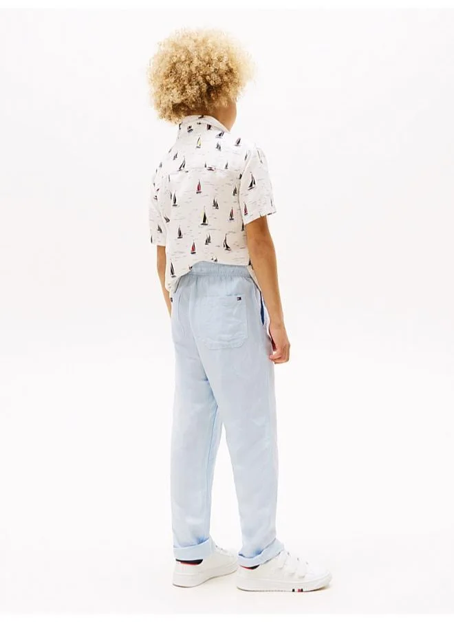 تومي هيلفيغر Kids Linen Viscose Pants
