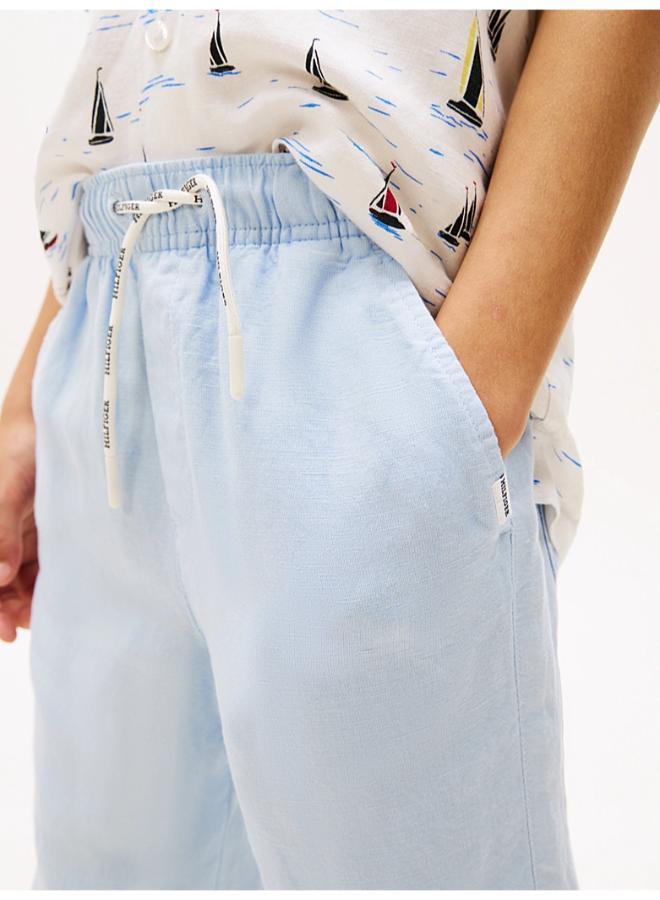 TOMMY HILFIGER LINEN VISCOSE PANT  - Image 4