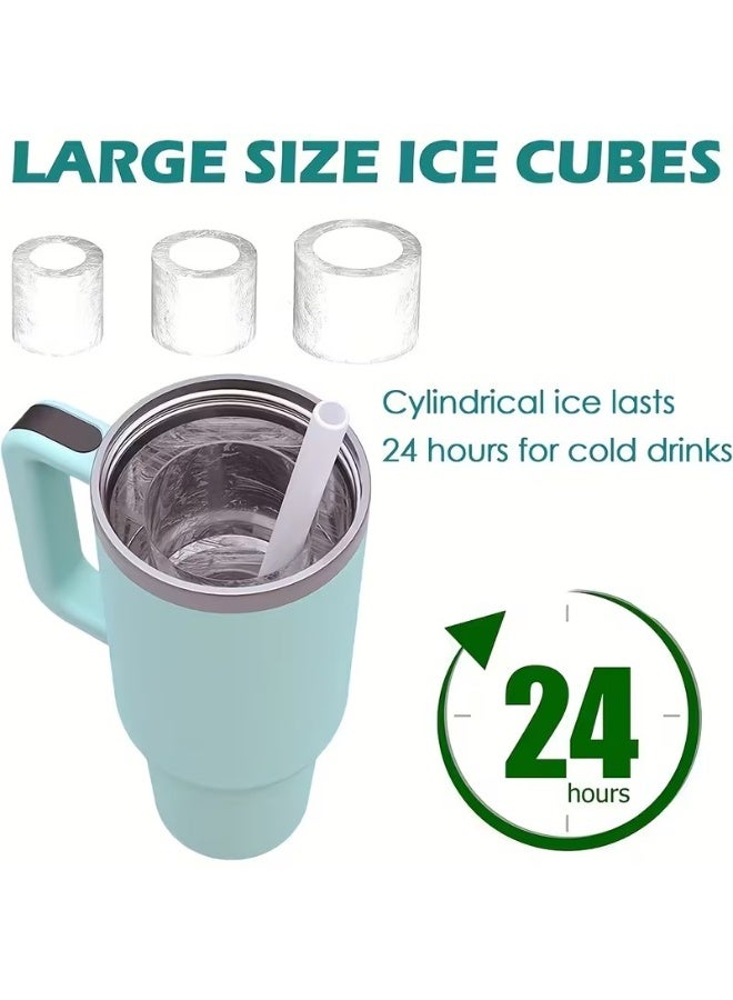 Goolsky 1pc of cylindrical ice cube mould of 3 specifications, silicone material, easy to use and easy to clean, suitable for sports cups, ice drinks, juices, whiskey, cocktails, sports cup accessories - Image 5