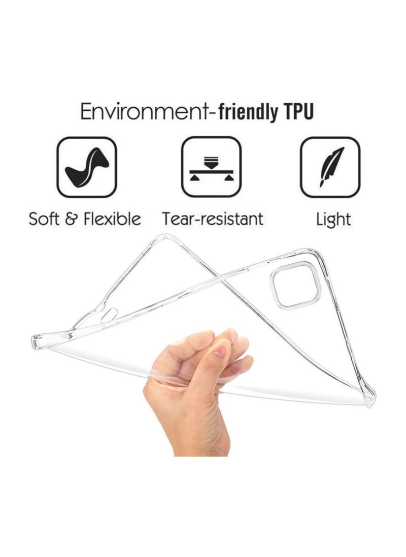 vesus Clear Case for iPad Pro 12.9 2022 2021 2020 6th 5th 4th Generation , Support Apple Pencil 2nd Gen Charging, Soft Slim Lightweight TPU Cover for iPad Pro 12.9 inch - Image 3