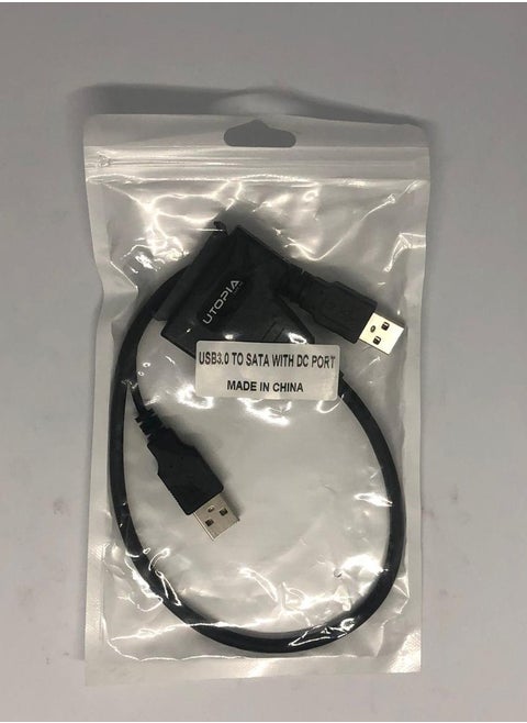 USB 3.0 to SATA Converter with DC port