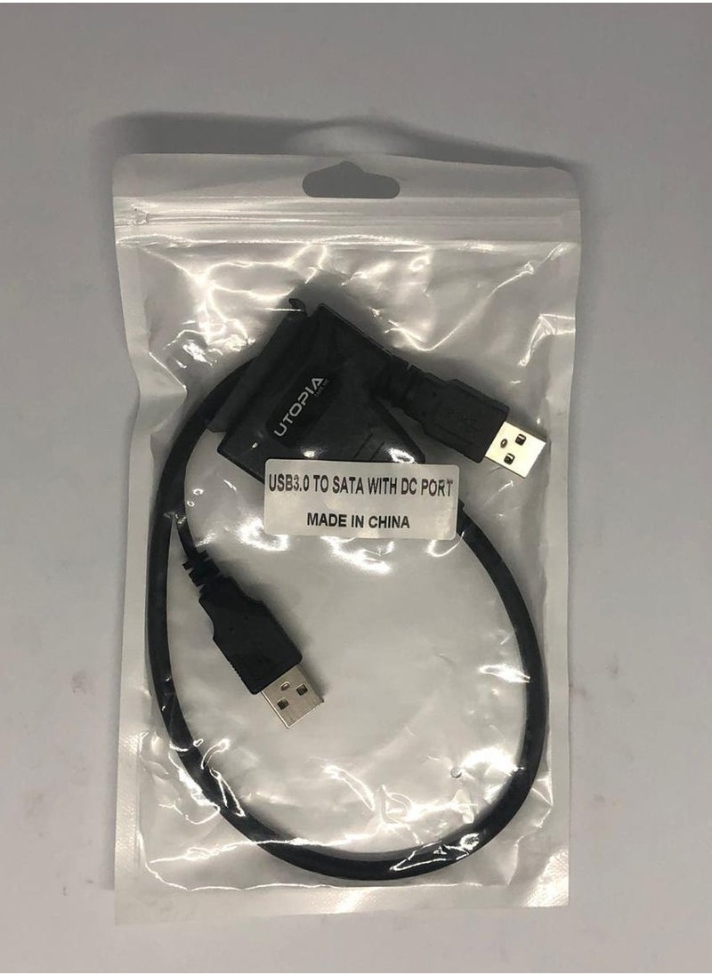 Generic - USB 3.0 to SATA Converter with DC port - Image 1