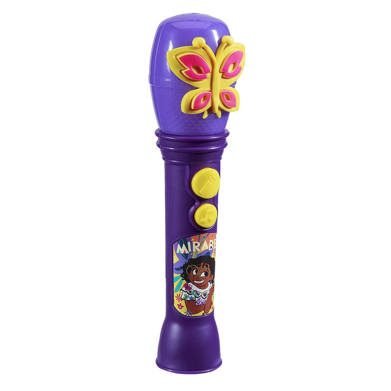 eKids Disney Encanto Toy Microphone for Kids, Built-in Music and Flashing Lights - Image 3