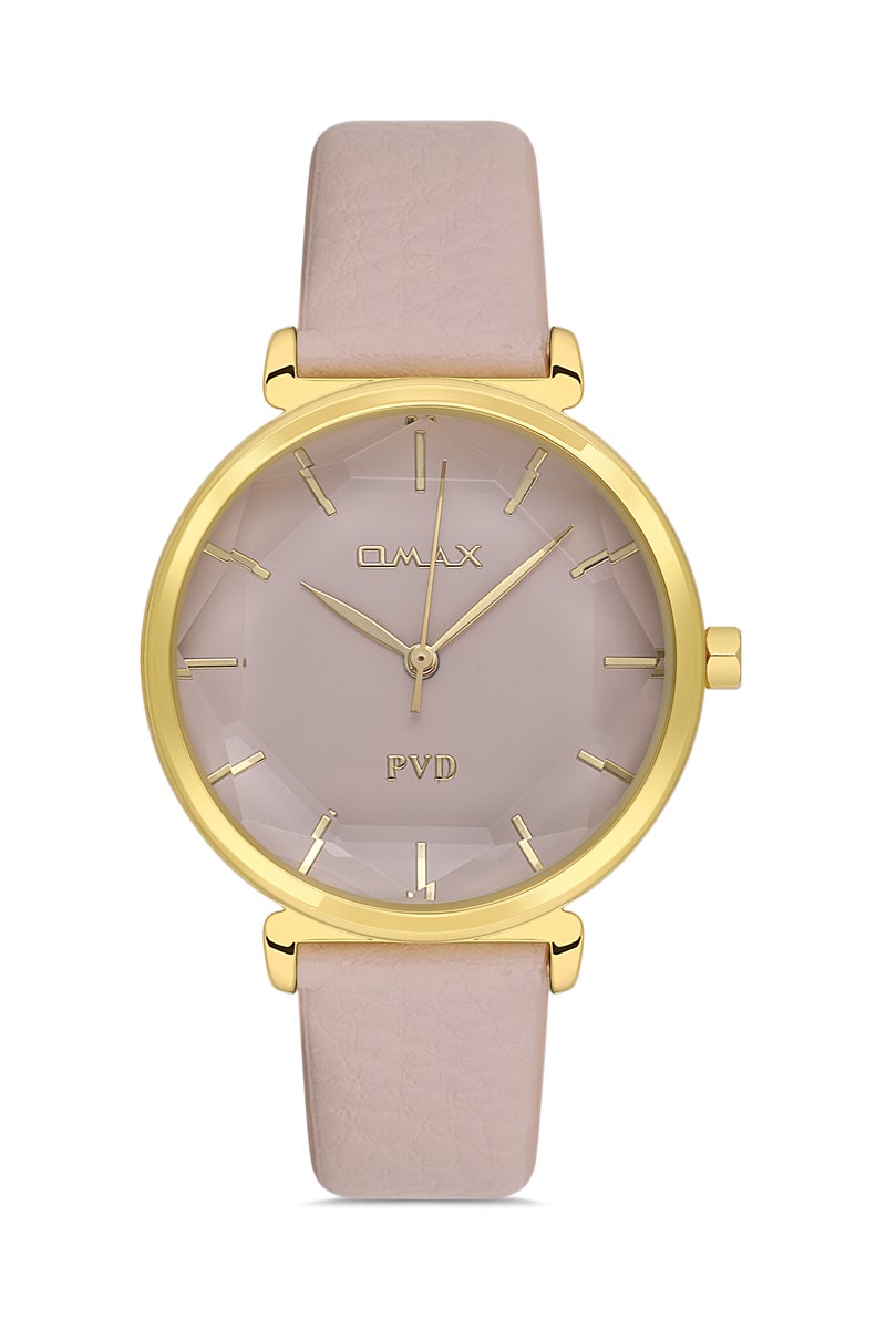 OMAX Women’s Wrist-Watch | Analog | Leather Strap | Elegant Design - Image 1