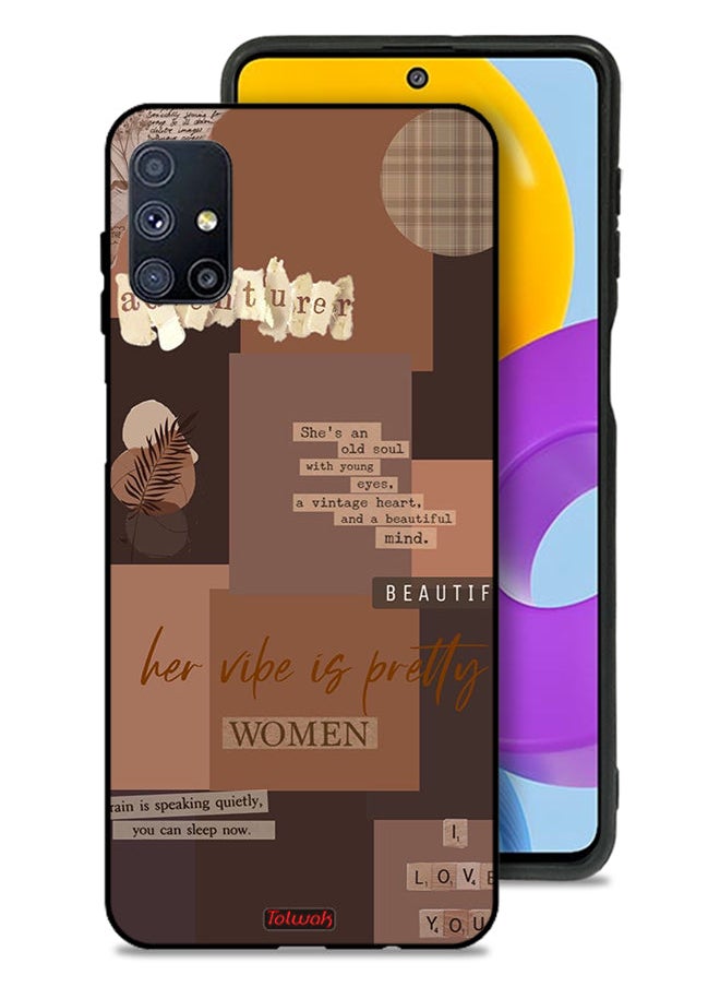Tolwak Samsung Galaxy M51 Protective Case Cover Adventurer Women  - Image 1