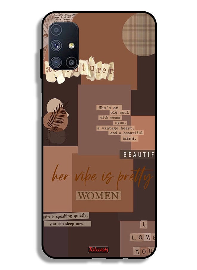 Tolwak Samsung Galaxy M51 Protective Case Cover Adventurer Women  - Image 2