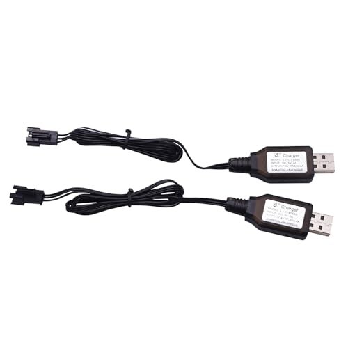 Blomiky 7.4V 500mA USB Charge Cable with SM-3P Plug Suitable for 7.4V 600mAh/900mAh/1100mAH/1200mAH/1300mAh Li-ion Battery with SM-3P Plug / 1575 USB 2 - Image 3