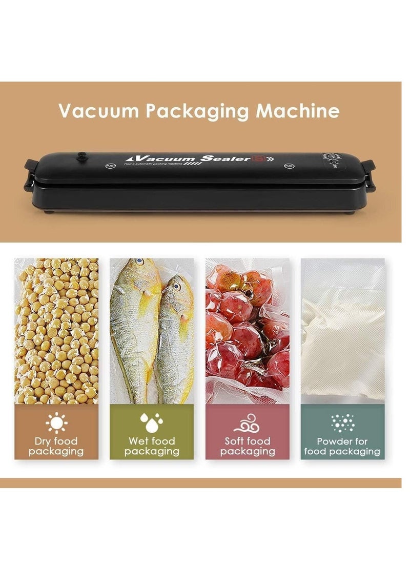 ELTRAZONE Vacuum Sealer Machine, Automatic Food Sealer with 30 PCS Vacuum Bags, Vacuum Air Sealing System for Foodsavers Portable Sealer Food Vacuum Sealer Machines for Kitchen Food Preservation - Image 2