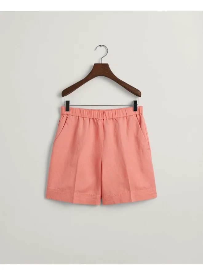 GANT Relaxed Fit Linen Blend Pull-On Shorts
