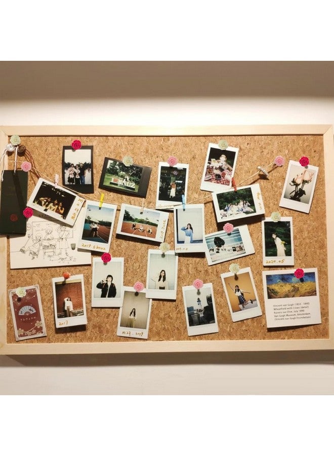 DonLeeving 40 PCS Decorative Push Pins with Case, Cute Flower Push Pins for Cork Board, Cute Thumb Tacks and Push Pins for Bulletin Board, Thumbtacks Pins Office Cubicle Decor Accessorie Supplies for Women (Styl - Image 3