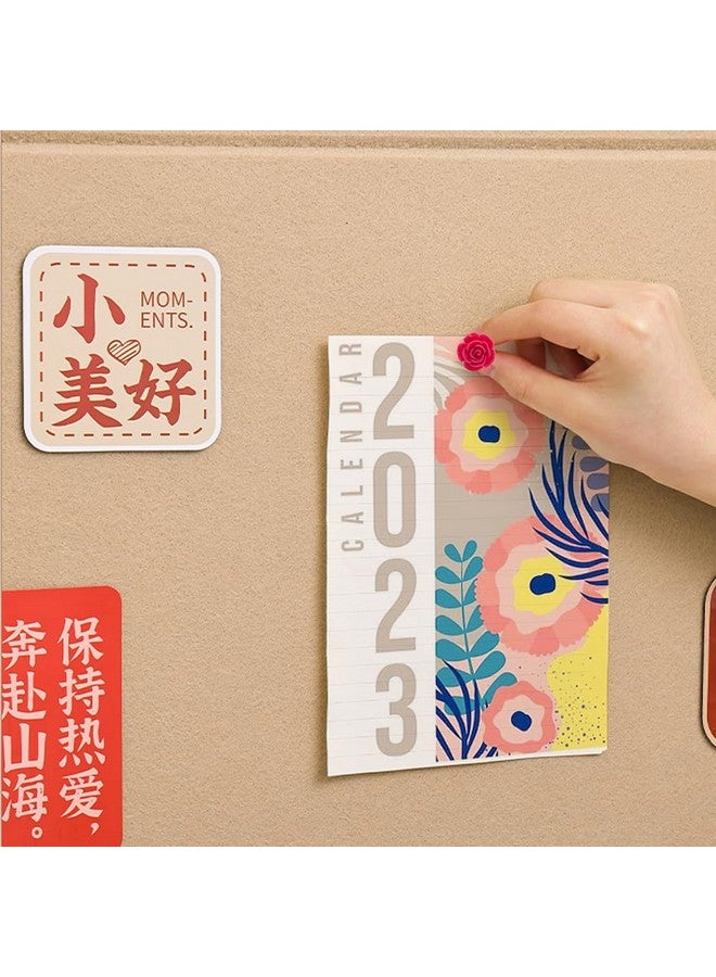 DonLeeving 40 PCS Decorative Push Pins with Case, Cute Flower Push Pins for Cork Board, Cute Thumb Tacks and Push Pins for Bulletin Board, Thumbtacks Pins Office Cubicle Decor Accessorie Supplies for Women (Styl - Image 5