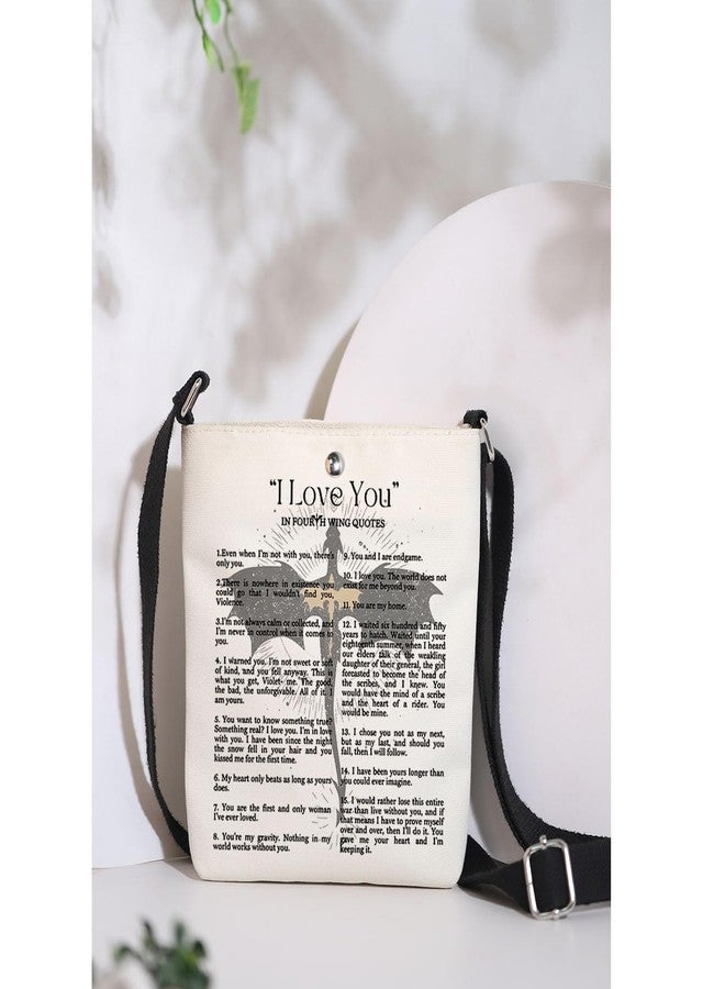 MAOFAED Literary Inspired Gift, Fantasy Dragon Crossbody Bag for Book Lover, Bookish Merchandise, Reader Gifts, Librarian Gifts - Image 3