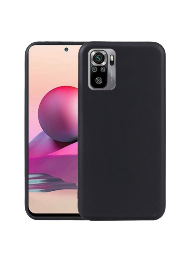 غطاء واقي لهاتف Xiaomi Poco M5s، غلاف خلفي ناعم رفيع من TPU، غلاف سيليكون مرن متوافق مع Xiaomi Poco M5s - أسود