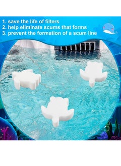 SYOSI Oil Absorbing Sponge, Scum Sponge For Hot Tubs Filter, Filter Scum Sponge for Hot Tub, Cleaning Sponge Filter for Hot Tubs, Swimming Pools, Spas Scum Absorber Cleaning Accessories 24 Pcs  - Image 4