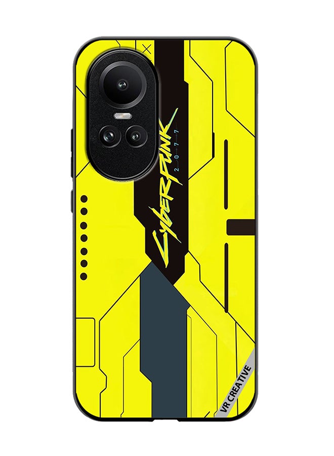 VR CREATIVE Protective Case Cover For Oppo Reno 10 Cyberpunk Design Multicolour - Image 1