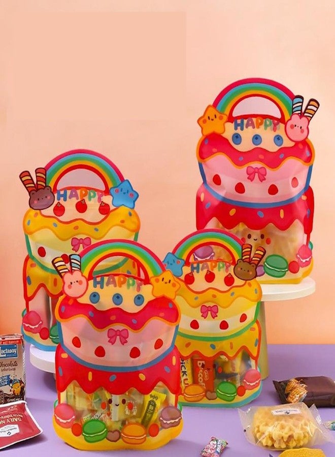 Chocozone Pack of 25 Birthday Theme Guddy Bag Party Favor Bags Cookie Bags Birthday Party Return Gift Bags for Kids(21 * 28cm) - Image 1