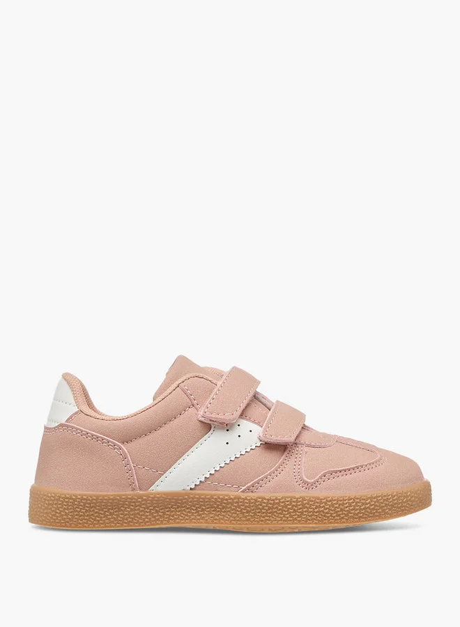 Flora Bella By Shoexpress Girls Panelled Sneaker with Hook and Loop Closure